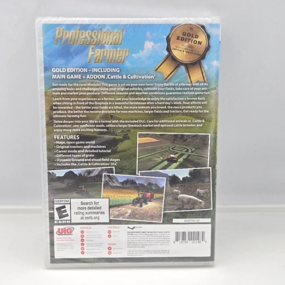 Professional Farmer Gold Edition PC DVD-ROM Game New Sealed